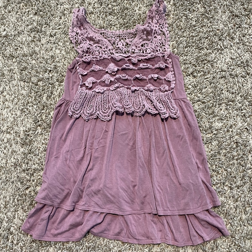 Charming Charlie soft mauve tank
